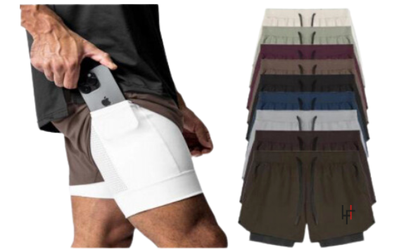 Men's Quick Shorts (with compression shorts)